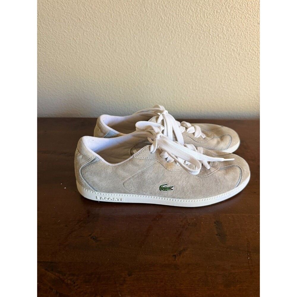 Lacoste Graduate 219 1 SMA Mens Tan Suede Low Top Lifestyle Sneakers Shoes 8.5